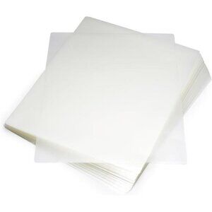 Clear Thermal Laminating Plastic Paper Laminator Sheets 11.5 x 9.0-Inch 100-Pack